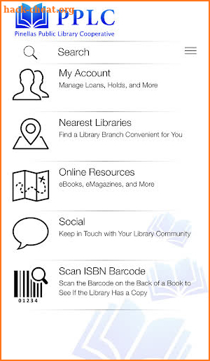 Pinellas Library Cooperative screenshot