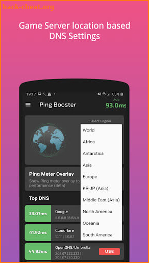 Ping Booster Free ⚡Winner settings for better ping screenshot