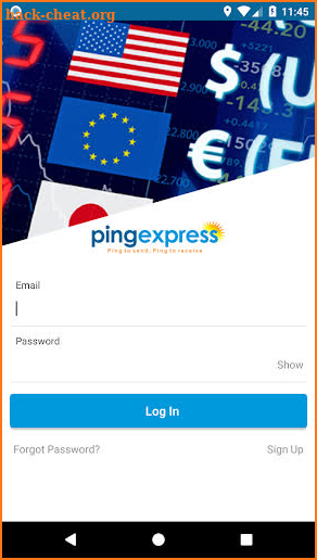 Ping Express Instant Transfer screenshot