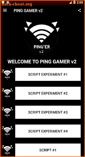 PING GAMER v.2 - Anti Lag For Mobile Game Online screenshot