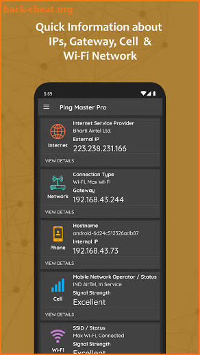 Ping Master: Network Tools & IP Utilities PRO screenshot