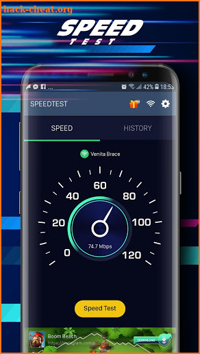 Ping Speed Test - Speed Test Internet screenshot