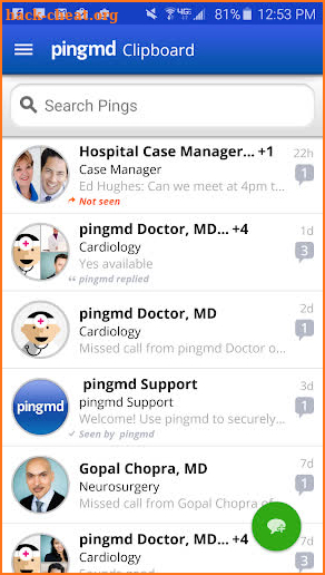 pingmd screenshot