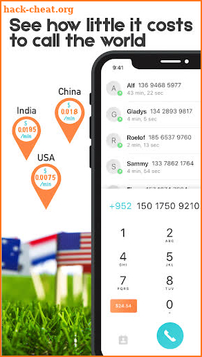 PingMe - WhatsCall Second Phone Number screenshot