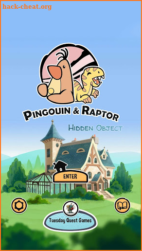 Pingouin & Raptor: Hidden Object screenshot