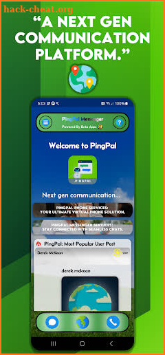 PingPal Text Now Messenger screenshot