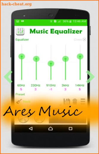 Pink Arees Music Player screenshot