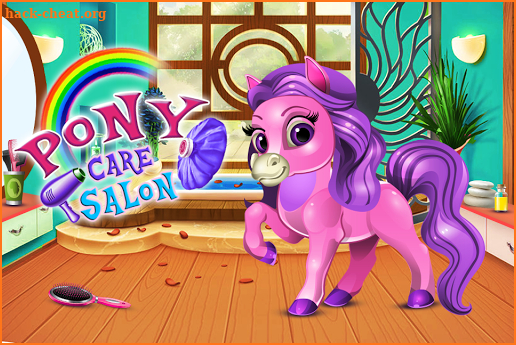 Pink Baby Pony MakeUp & Care Game screenshot