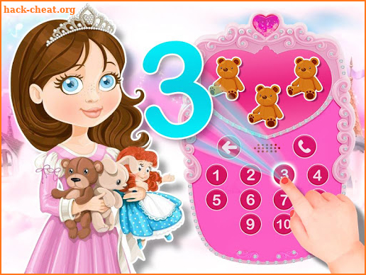 Pink Baby Princess Phone screenshot