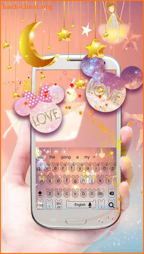 Pink Bow Minnies Keyboard screenshot
