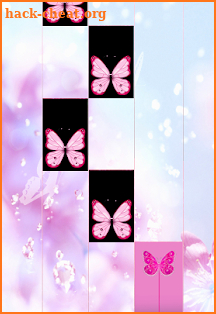 Pink Butterfly Piano Tiles 2018 screenshot