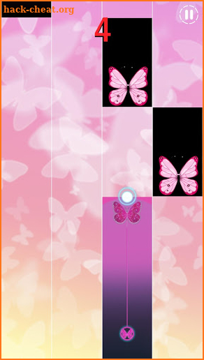 Pink Butterfly Piano Tiles 2018 - Music Game screenshot