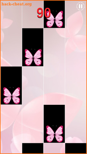 Pink Butterfly Piano Tiles 2018 - Music Game screenshot
