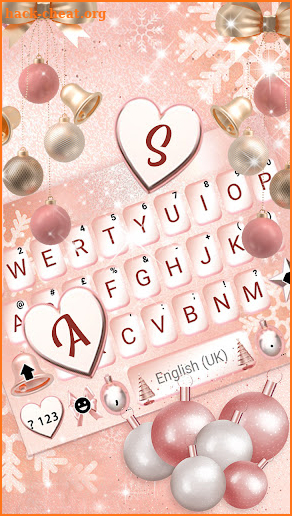 Pink Christmas Theme screenshot