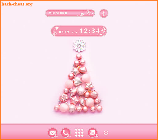 Pink Christmas Tree +HOME screenshot