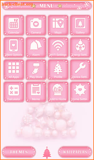 Pink Christmas Tree +HOME screenshot