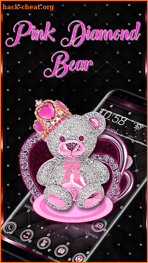 Pink Diamond Bear Theme screenshot
