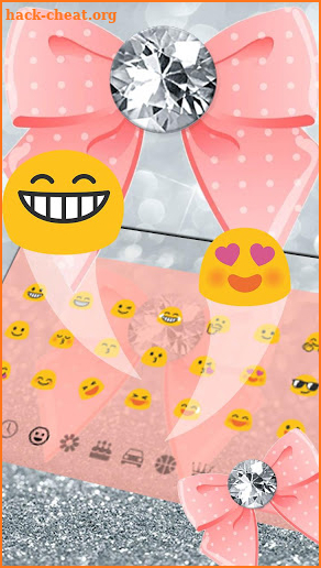 Pink Diamond Bow keyboard screenshot