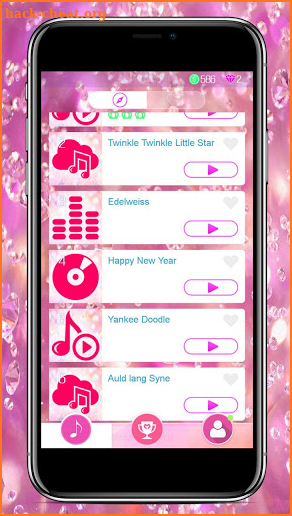 Pink Diamond Magic Tiles 2018 screenshot