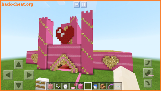 Pink Diamond Princess Castle MCPE Girl Game screenshot