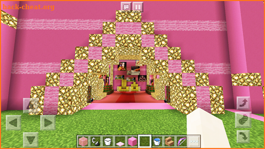 Pink Diamond Princess Castle MCPE Girl Game screenshot