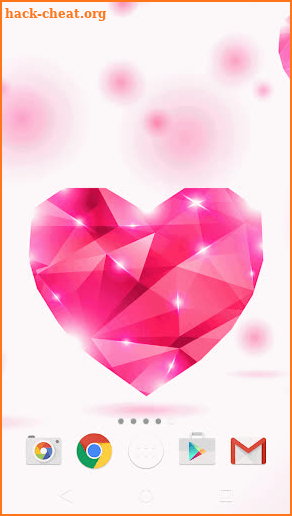 Pink Diamonds Live Wallpaper screenshot
