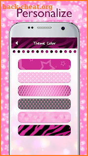 Pink Diary with Lock Password for Girls screenshot