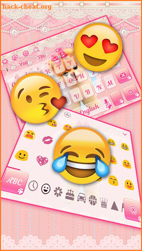 Pink Dog Pet Keyboard screenshot