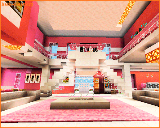 Pink dollhouse games map for MCPE roblox ed. screenshot