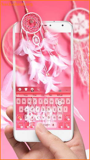 Pink Dream Catcher Keyboard screenshot