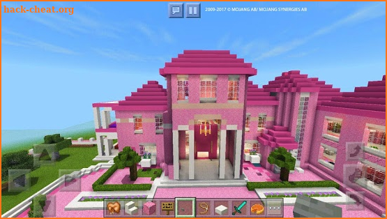 Pink Dream House Princess map for MCPE Mine screenshot