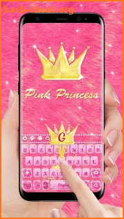 Pink Fur Princess Keyboard screenshot