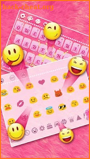 Pink Fur Princess Keyboard screenshot