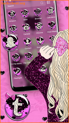 Pink Girly Theme screenshot