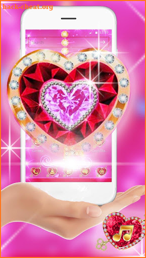 Pink Heart Lock screenshot