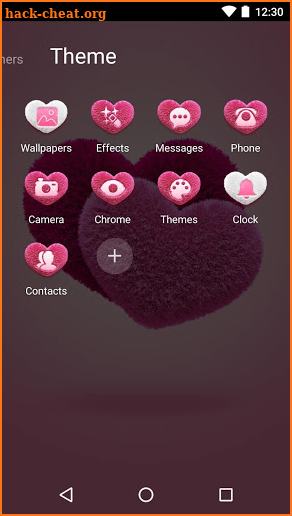 Pink Hearts 2018 - Love Wallpaper Theme screenshot