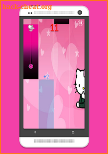 Pink Hello Kitty Piano Tiles screenshot