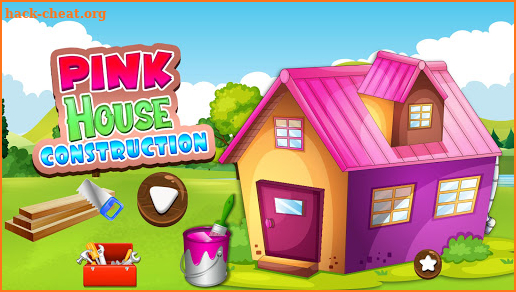 Pink House Construction: Home Builder Games screenshot