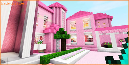Pink house for minecraft screenshot
