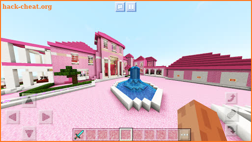 Pink House Pixel craft 2019 Map for Girls screenshot