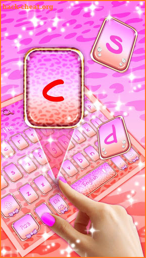 Pink Leopard Keyboard screenshot