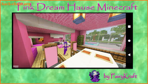 Pink Mansion map for Minecraft screenshot