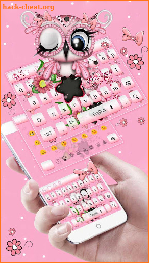 Pink Owl Toy Keyboard screenshot