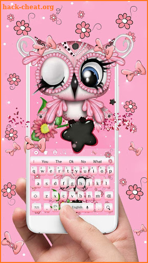 Pink Owl Toy Keyboard screenshot