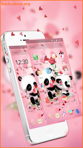 Pink Panda Love screenshot