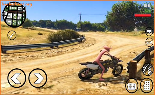 Pink Panther Bike Racing Game screenshot