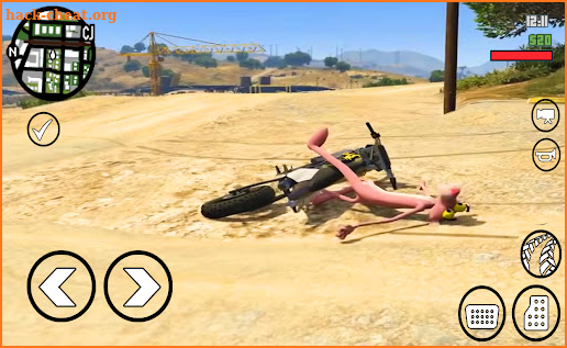 Pink Panther Bike Racing Game screenshot