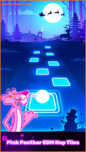 Pink Panther Magic Hop Tiles screenshot