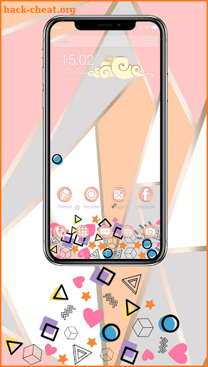 Pink Pastel color Launcher Theme screenshot