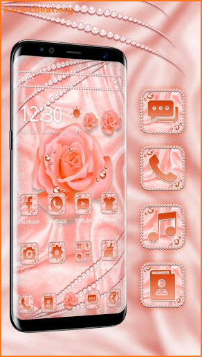 Pink Pearl Rose Flower screenshot